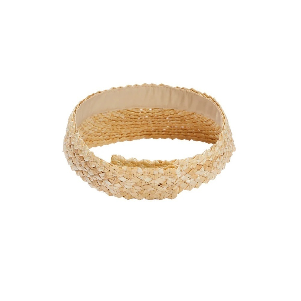 NEW Beach Riot Straw Visor Hat - Picture 2 of 4